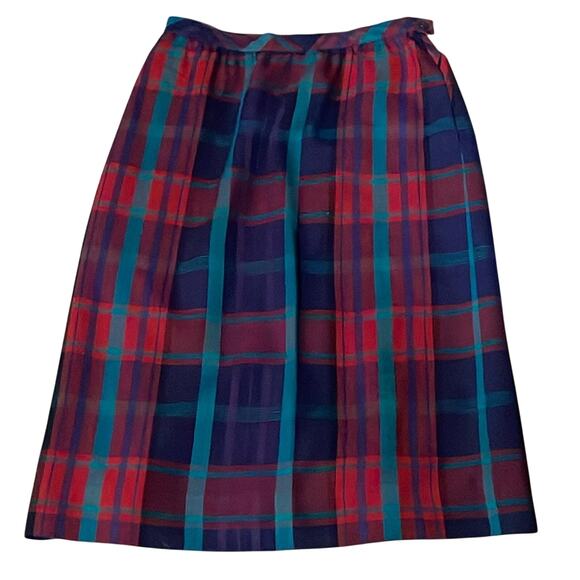 Dalton Pure Wool Colorful Skirt. 8 - Picture 1 of 5